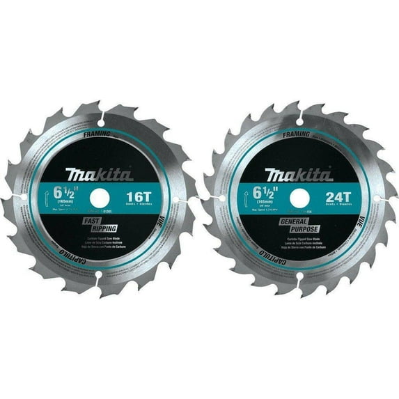 New Makita T-01426 Circular Saw Blade Set, 2-Piece, Carbide,Each