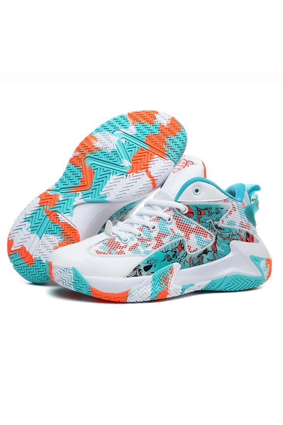 New Man High Quality Basketball Shoes Cushioning Non-Slip Sports Training Athletic Ankle Gym Lace-up Professional Unisex Trainer