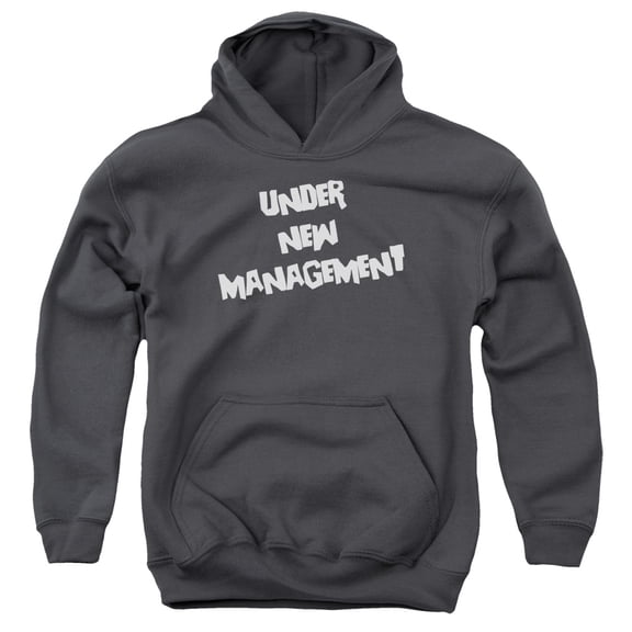 - New Management - Youth Hooded Sweatshirt - X-Large