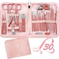 thumbnail image 1 of New Manicure Set 30 in 1 Nail Clippers Set Nail Manicure Kit for Women RedFlow Toenail Clippers,Pedicure Kit Pedicure Tools, 1 of 5