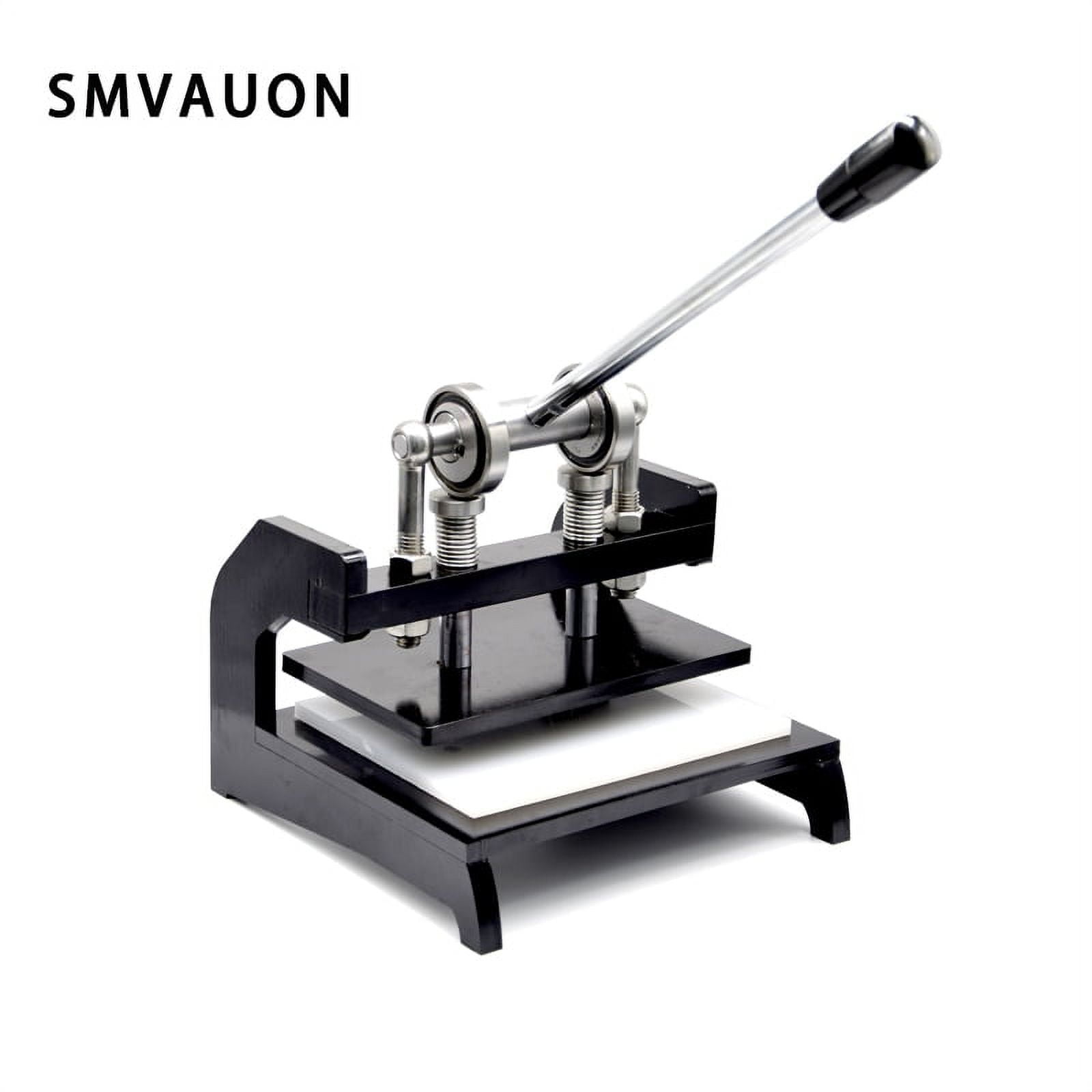 New Manual Pressure Machine Pro Leather Cutting Machine Die Cutter  Embossing Tools Hand Press Mold 255 X 160 MM Upper Platen 