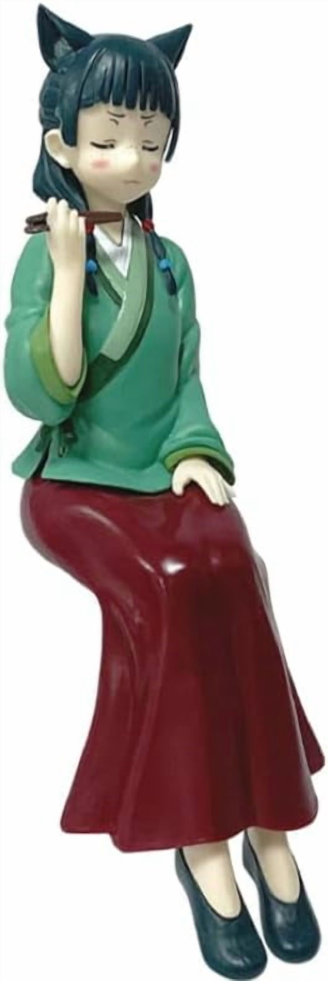 New Maomao Figure, Cat Ears Maomao Action Figure Handmade PVC Anime Cartoon Manga Game Character Model Statue Collectible Craft Gift (a)