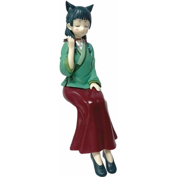 New Maomao Figure, Cat Ears Maomao Action Figure Handmade PVC Anime Cartoon Manga Game Character Model Statue Collectible Craft Gift (a)