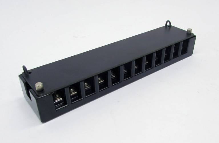 New Marathon 1612H 600V 30 Amp 12P 16-AWG Dual Row Terminal Block Barrier