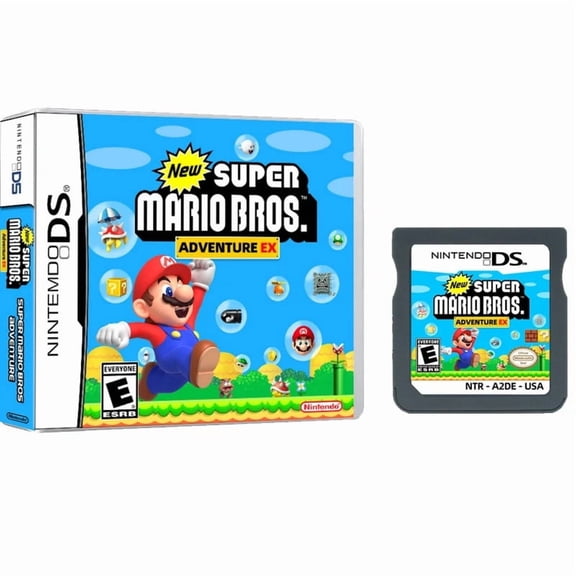 New Mario Bros.Adventure EX DS Game Cartridge（with Exquisite Packaging）US Version Video Game Card