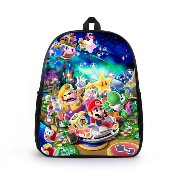 New Mario Print Backpack - School Bag - Backpack