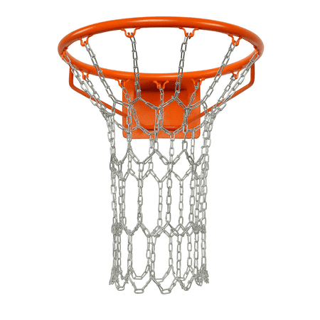 Markwort Metal Chain Basketball Net – Heavy-Duty Steel Chain Construction, Weather-Resistant Outdoor Net, Fits All Standard Rims, Quick & Easy Installation