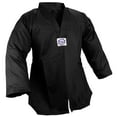 thumbnail image 1 of New Martial Arts V-Neck 7.5 oz Top Only Taekwondo Light Weight Uniform Black Gi Top, 1 of 2