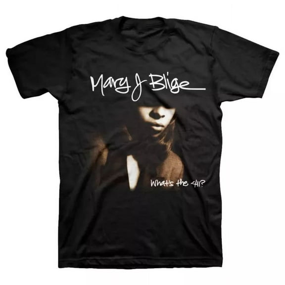 New Mary J. Blige What's The 411 Shirt Cotton Men All Size Tee THAEB02027