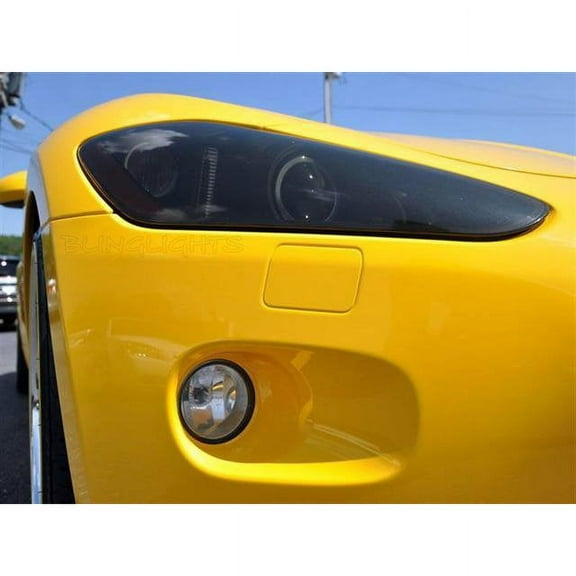New Maserati GranTurismo Tint Smoke Overlays for Headlamps Headlights Head Lamps Lights Protection Film