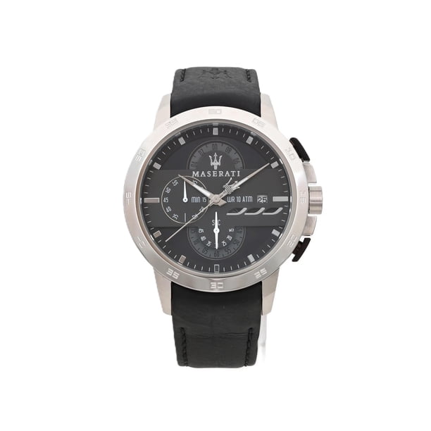 New Maserati Ingegno 45 mm Stainless Steel Black Dial Men's Watch