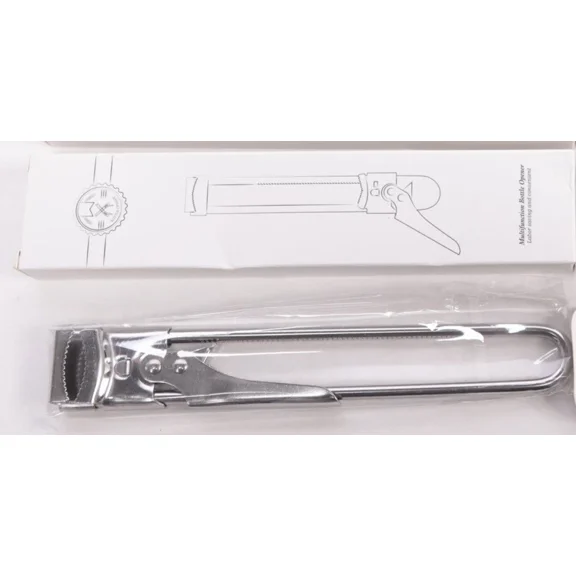 New Master Opener Adjustable Jar & Bottle Opener Multifunctional Stainless Steel