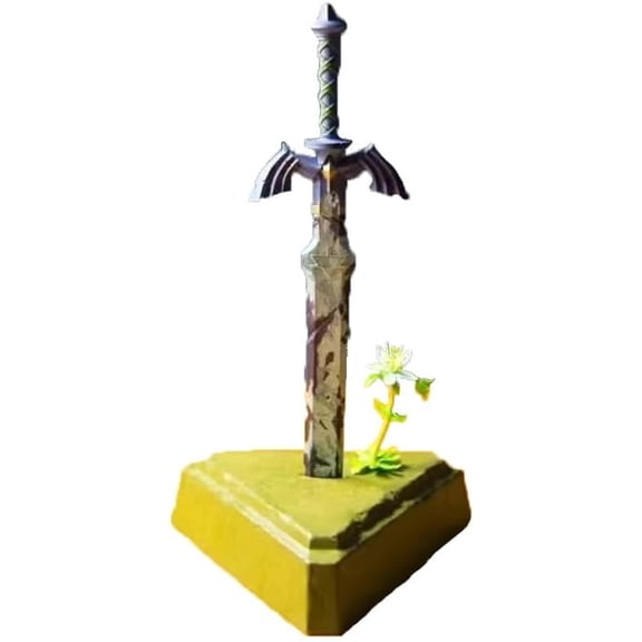 New Master Sword, Breath of The Wild Figure Statue 26cm/10.2inch PVC Character Action Figure Statue Collectible Model Decoration for Anime Fans