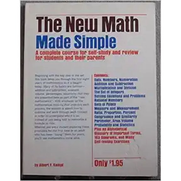 Pre-Owned New Math Made Simple (Paperback) 0385041748 9780385041744
