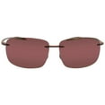 thumbnail image 1 of Maui Jim Men's Polarized Breakwall H422-26 Brown Rectangle Sunglasses, 1 of 5