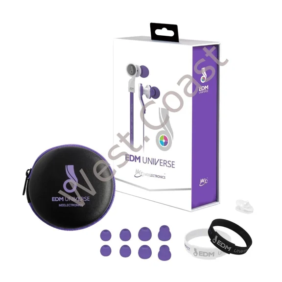 New Mee Audio Edm Universe D1P-Pp In-Ear Headphone Headset Functionality Purple