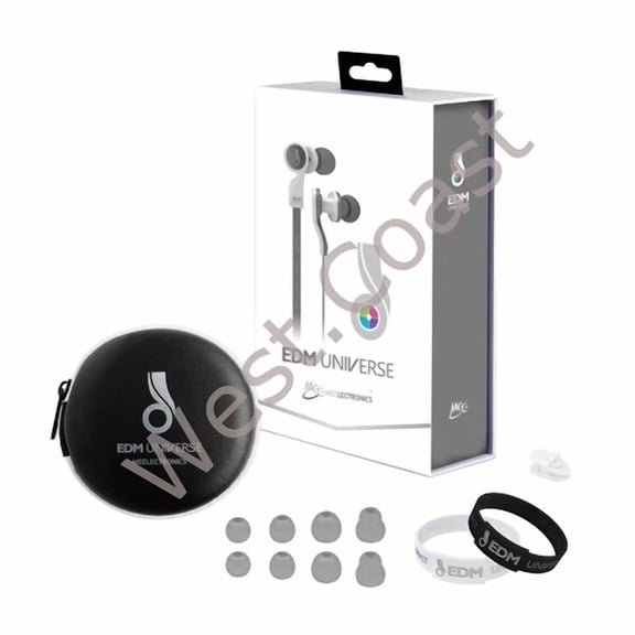 New Mee Audio Edm Universe D1P-Wt In-Ear Headphone Headset Functionality White