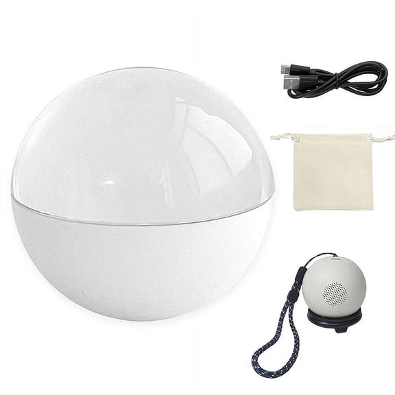 New Memory Lamp, 2.7" Crystal Ball Video Player Memory Orb Lamp, 3D Uploadable Videos & Photos Video Gift for Couples Friends Anniversary Birthday gift