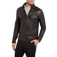thumbnail image 1 of New Men Motorcycle Lambskin Leather Black Jacket Coat Size XS S M L XL A270, 1 of 3