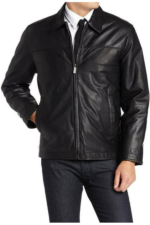 New Men Quilted Leather Jacket 100% Genuine Soft Lambskin Biker Bomber A122