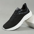 thumbnail image 1 of New+Men'S Low-Top Breathable Mesh Sneakers - Lightweight, Non-Slip, Durable Running Shoes Sporty Wear, Black, Sneakers,  with Cushioned MD Sole for All-Season Casual & Allseason Footwear, Modern Snea, 1 of 9
