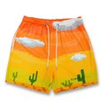 thumbnail image 1 of New Men Shorts Muscle Sports Breathable Mesh Pants Fashion 3D Printed Cool Quick Dry Mid-Waist Casual Shorts Basketball Clothing, 1 of 6