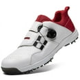 thumbnail image 1 of New Men Women Unisex Golf Shoes Professional Outdoor Waterproof Lightweight No-Slip Golf Walking Sport Sneakers 6 Spikes Golf Trainers, 1 of 10