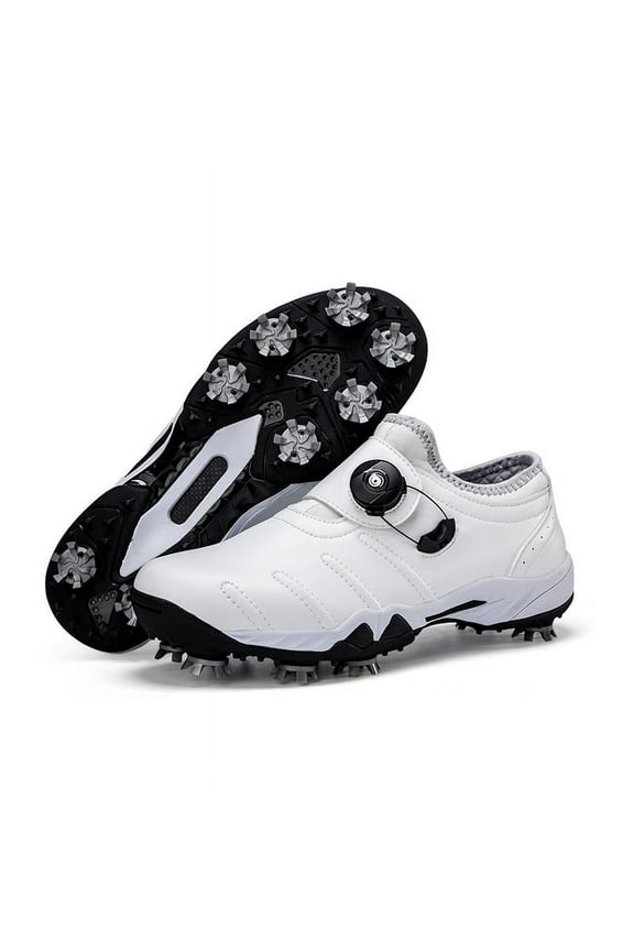 New Men Women Unisex Golf Shoes Professional Outdoor Waterproof Lightweight No-Slip Golf Walking Sport Sneakers 8 Spikes Golf Trainers