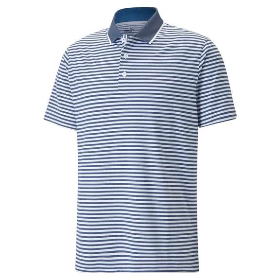 New Men's 2023 Puma Mattr Feeder Polo Evening Sky Small