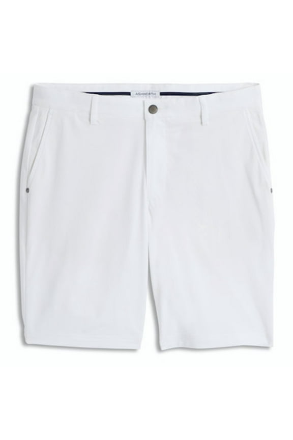 New Men's Ashworth Stretch Warp Short White 38