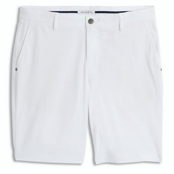 New Men's Ashworth Stretch Warp Short White 42