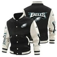 New Men's Football Fashion Varsity Jacket Causal Slim Fit Cotton