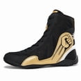 thumbnail image 1 of New Men's High-Top Breathable Lightweight Cushioned Wrestling Shoes Non-Slip Durable Boxing Shoes, 1 of 7
