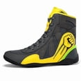 thumbnail image 1 of New Men's High-Top Breathable Lightweight Cushioned Wrestling Shoes Non-Slip Durable Boxing Shoes, 1 of 7