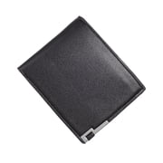 New Mens Horizontal Fashion Multifunctional Hardware Binding PU Wallet