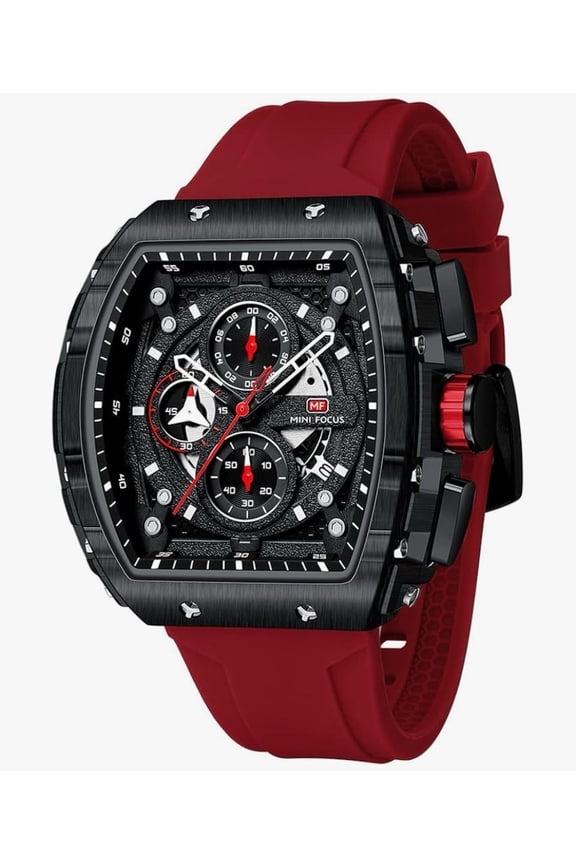 New Men's Luxury MINI FOCUS Top Brand Sports Quartz Watches Luminous Waterproof