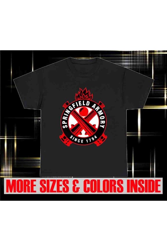 New Men's Springfield Armory 1794 Logo T-Shirt american funny Size S-5XL