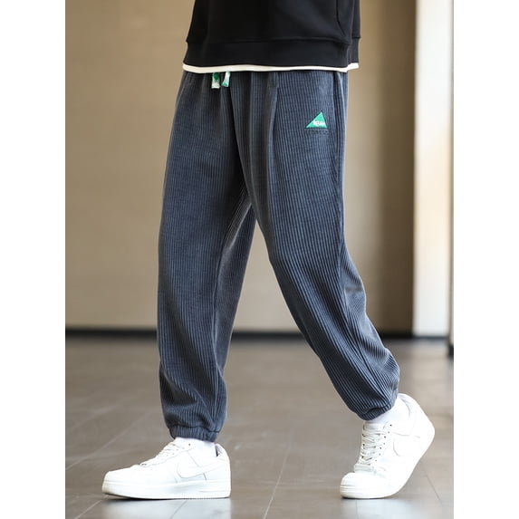 New Men's Sweatpants Baggy Joggers Fashion Corduroy Hip Hop Streetwear Harem Pants Men Casual Loose Trousers Plus Size 8XL