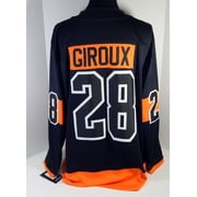 New Mens Philadelphia Flyers Claude Giroux #28 Authentic Fanatic Black Jersey XL