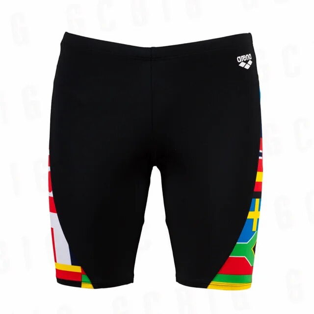 Arena Mens Starfish Swim Jammer - Black / White Multi - View #5