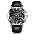 thumbnail image 1 of New Mens Watches CAREKISO Top Brand Leather Waterproof Luminous Sport Date Quartz Watch For Men Relogio Masculino Gift, 1 of 5