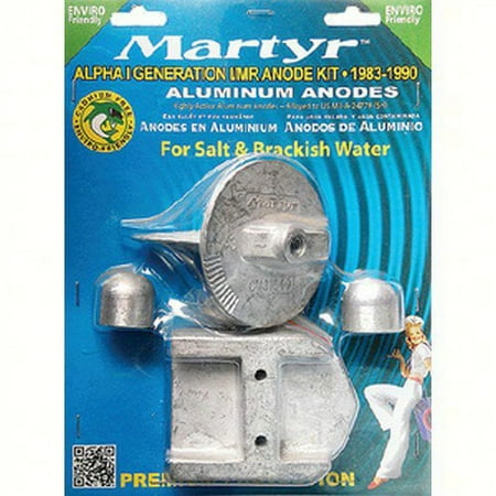 New Mercruiser Alpha I Generation I Anode Kit martyr Anodes Cmalphagen1kita Fits 1983-1990 Aluminum