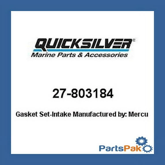 New Mercury Mercruiser Quicksilver Oem Part # 27-803184 Gasket Set-Intake