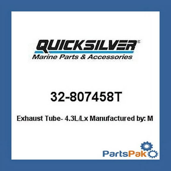 Quicksilver New OEM Exhaust Tube, 32-807458T