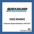 thumbnail image 1 of New Mercury Mercruiser Quicksilver Oem Part # 3302-804845 Carb Repair Kit, 1 of 1