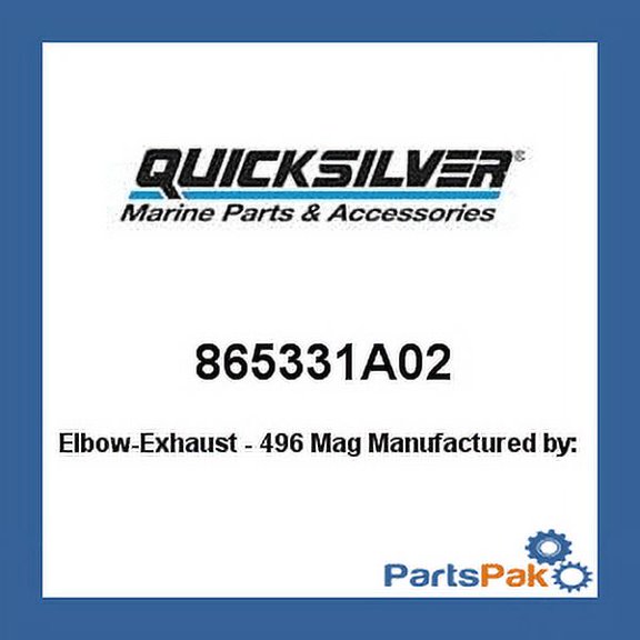 New Mercury Mercruiser Quicksilver Oem Part # 865331A02 Elbow-Exhaust