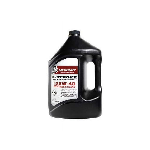 Mercury Marine Mercruiser 4-Stroke SAE 25W-40 Synthetic Blend Gallon 8M0078630