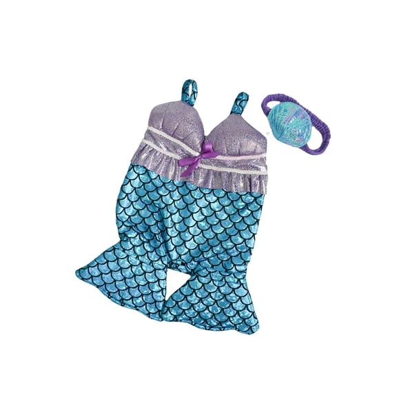 New "Mermaid Outfit Fits Most 14"-18" Teddy Bear Clothes, Make Your Own Stuffed Animals