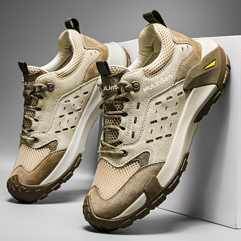 New Mesh Outdoor Hiking Shoes, Wear-Resistant Trekking Casual Shoes, Sports Anti-Slip Breathable Footwear