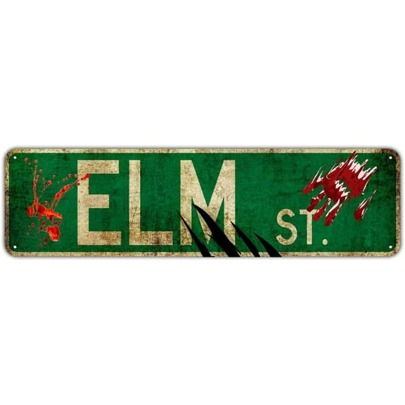 New Metal Sign Aluminum Sign Elm Street Claws Wall Sign for Outdoor & Indoor 4"x16"
